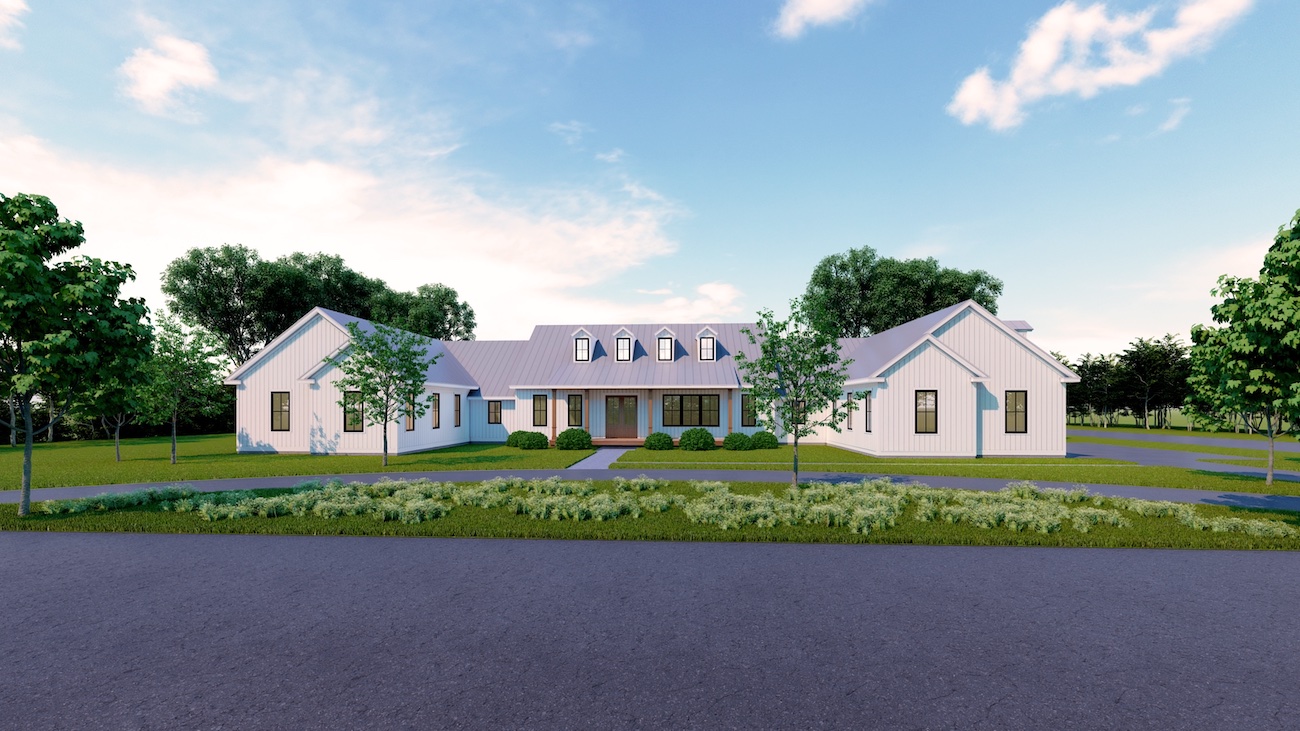 4820 bill simmons rendering - best custom home builder in dallas tx - home exterior