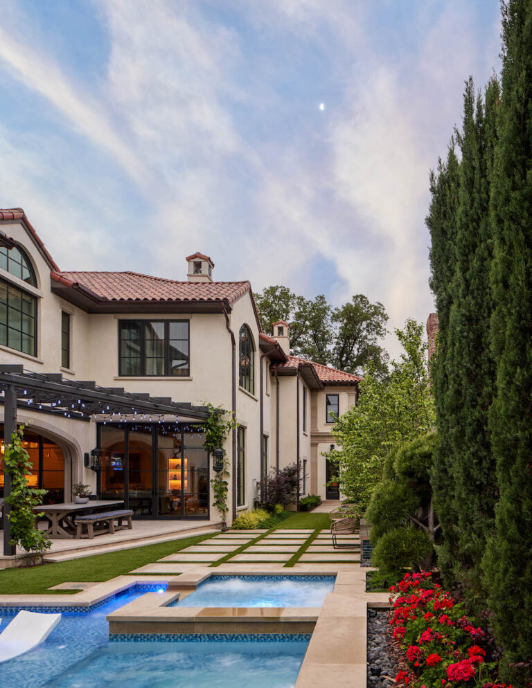 beverly - luxury homes in dallas texas - poolside gardens